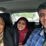 عکس| سفر در زمان؛ صمیمیت «ستایش و مهدی مظفری» در پشت صحنه سریال ستایش 3؛ سال 97