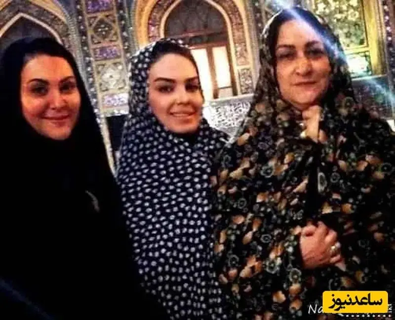 بازیگران در حرم امام رضا