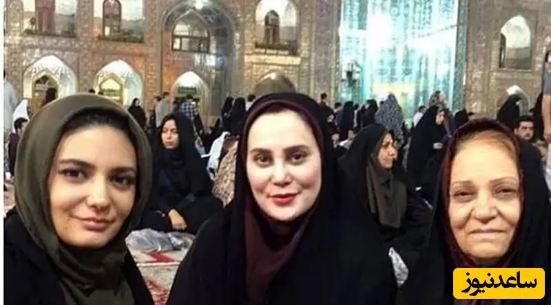 بازیگران در حرم امام رضا