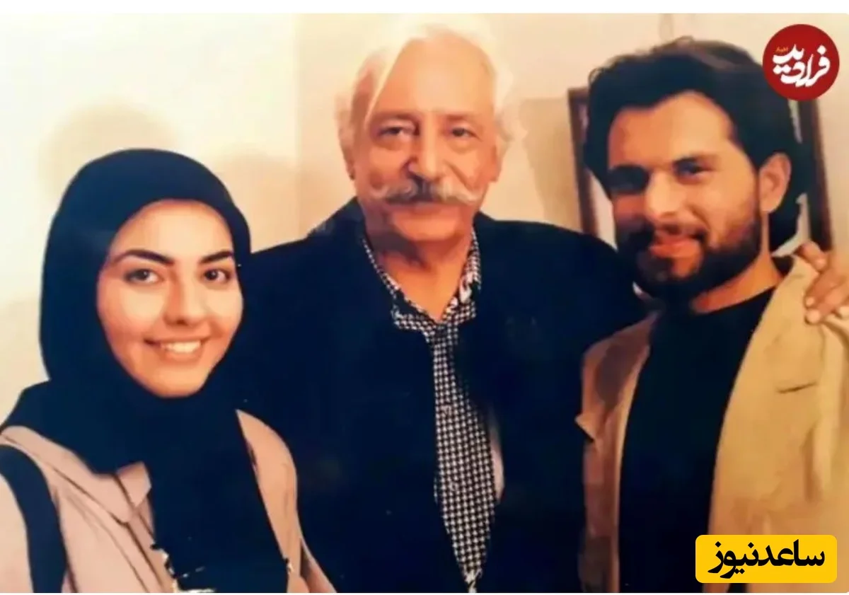حضور آناهیتا همتی و زنده‌یاد جمشید مشایخی در پشت صحنه سریال «بهشت گمشده»