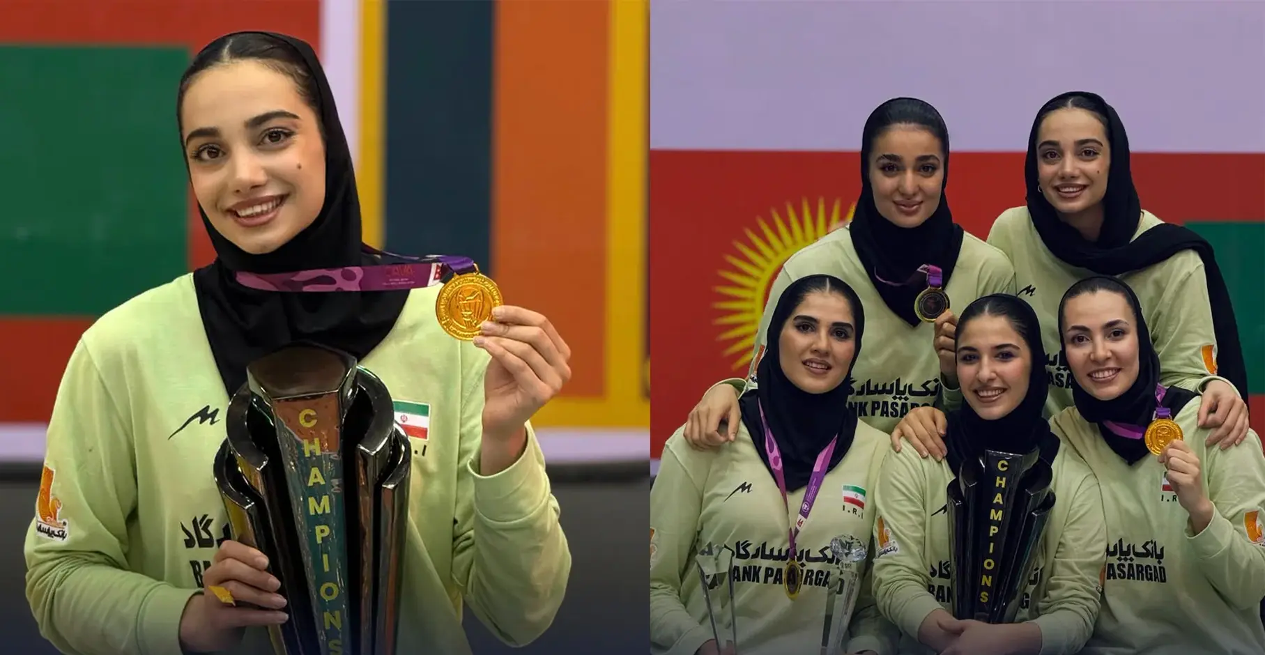 عکس| تصویری جدید از الهه پورصالح/ قهرمانی تاریخی تیم ملی والیبال زنان ایران در کاوا ۲۰۲۶! - تصویر شاخص