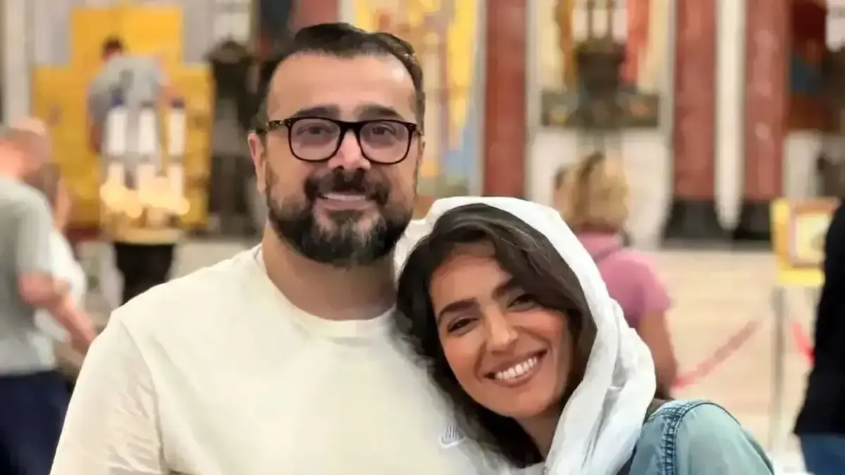 اولین تصویر از پسر شیرین مونا کرمی و سپند امیرسلیمانی / عجب خانواده خوشبختی هستند
