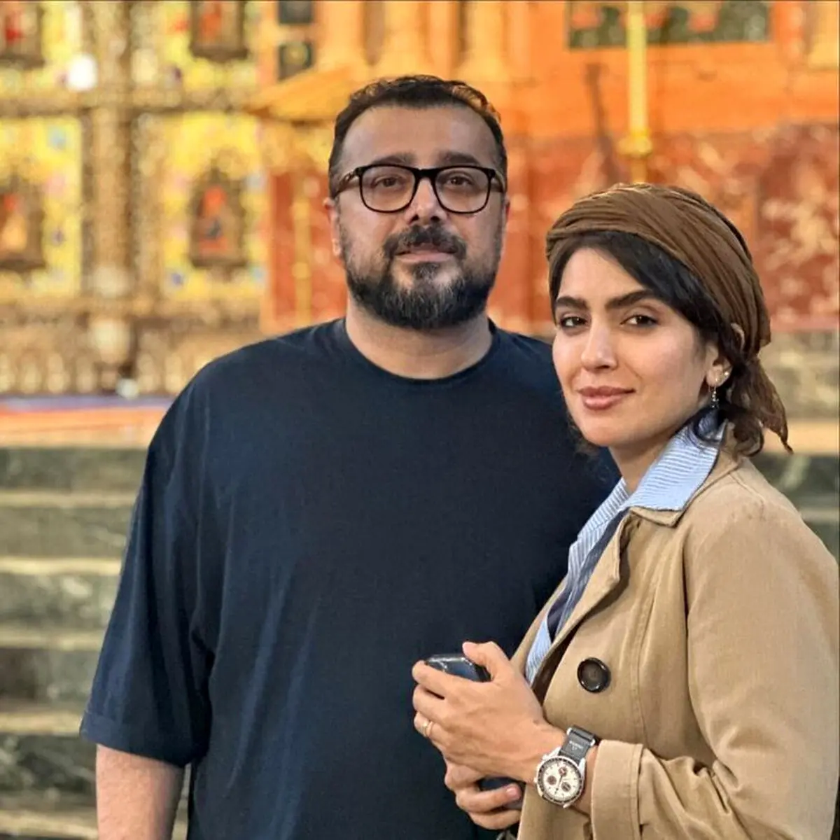 سپند امیرسلیمانی چرا چهره فرزندش را مخفی میکند؟ + ویدیو - تصویر شاخص