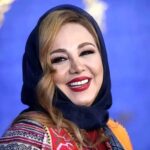 بهنوش بختیاری با میکاپ غلیظ و استایلی متفاوت همه را شگفت‌زده کرد!