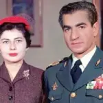 عکس| سفر در زمان ؛ محمدرضا پهلوی و ثریا، همسر دوم اش در یک مراسم خاص ؛ دهه 30