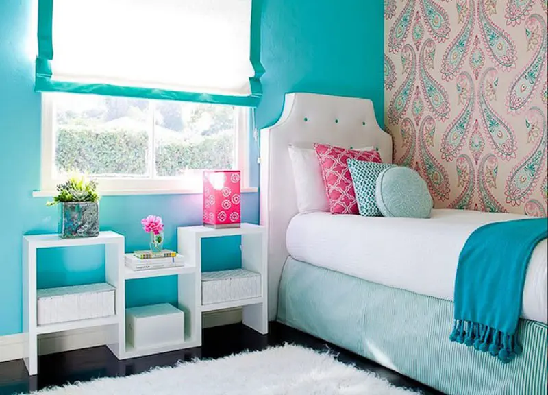 Turquoise-blue