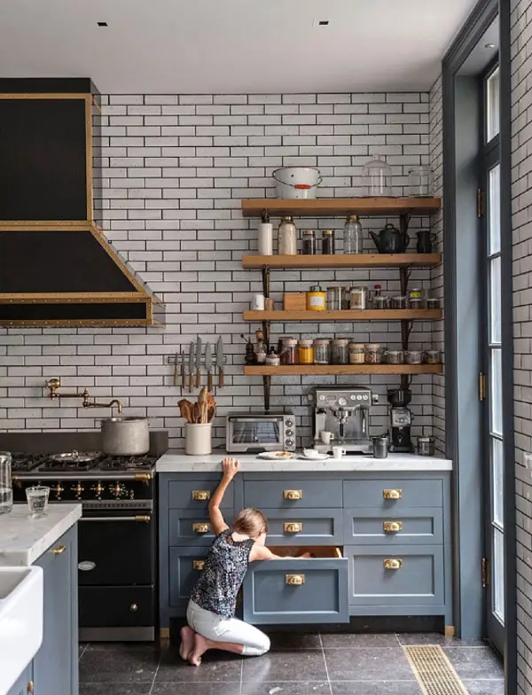 blue-kitchen