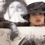عکس| آناهیتا درگاهی با استایل مشکی و میکاپ جسورانه جلب توجه کرد