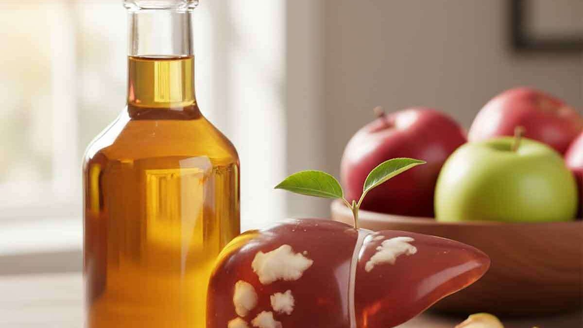 بهترین زمان مصرف سرکه سیب برای کبد چرب