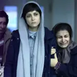 تیپ و استایل مشکی و طلایی خاص «پریناز ایزدیار» در اکران «زن و بچه»