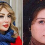عکس | سفر در زمان؛ چهره نیوشا ضیغمی در پشت صحنه اولین فیلم سینمایی‌اش در سال ۱۳۸۳