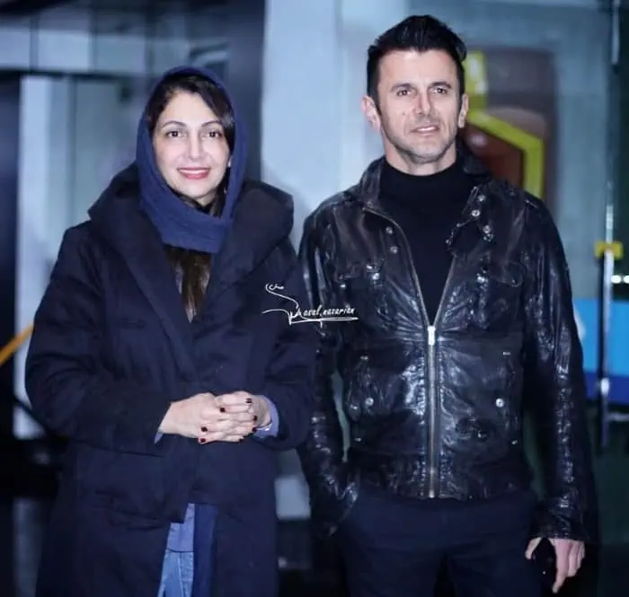 امین حیایی و همسر دومش