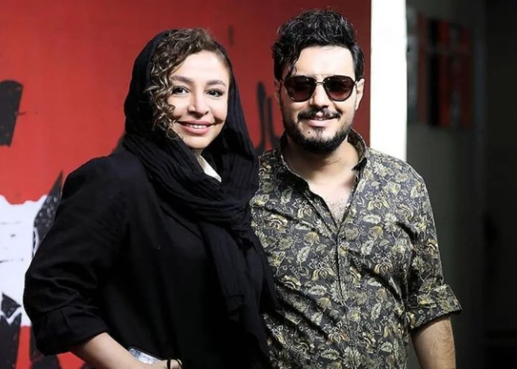 جواد عزتی و همسرش