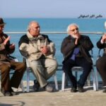 تصویری کمتر دیده شده از مرحومان عنایت بخشی، جمشید مشایخی، محمد کاسبی و داریوش اسدزاده