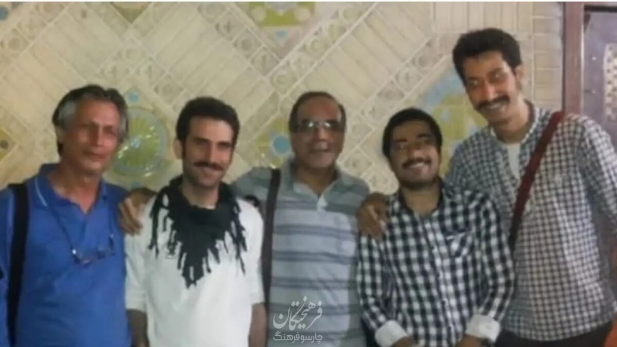 عکس یادگاری بهرام افشاری، نوید محمدزاده و هوتن شکیبا(۱۲ سال پیش)