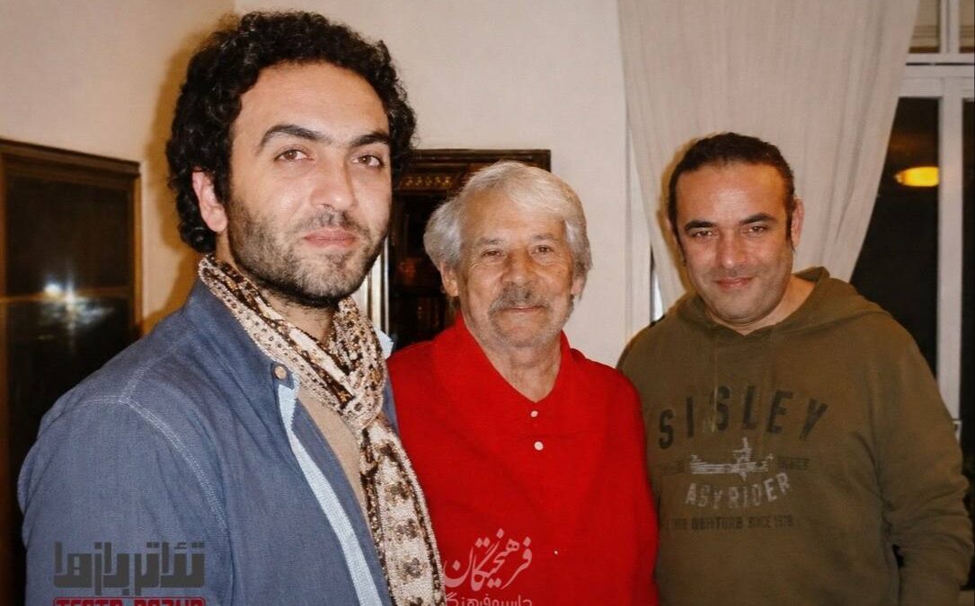 دو تصویر قدیمی از داوود رشیدی در کنار همایون غنی‌زاده و محمدحسن معجونی