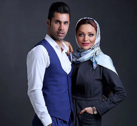محسن فروزان و همسرش نسیم نهالی بیوگرافی محسن فروزان (دروازهبان فوتبال)