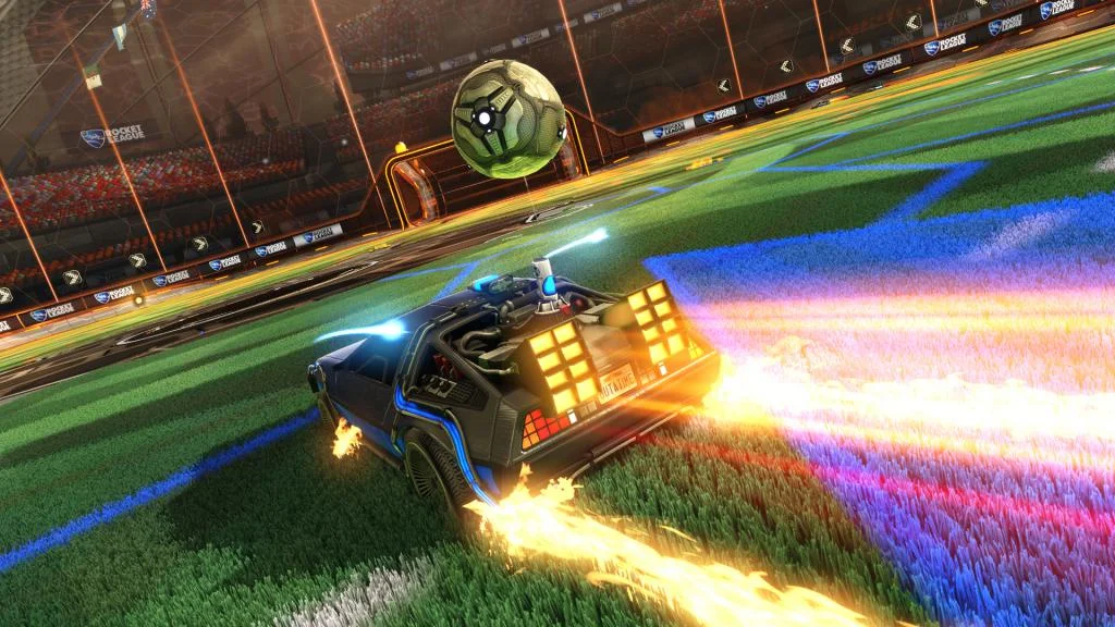 20151012 rocketleague bttf 02 ۸ بازی که یاد گرفتنشان آسان است، اما استاد شدن در آنها سالها زمان میبرد | گیمفا