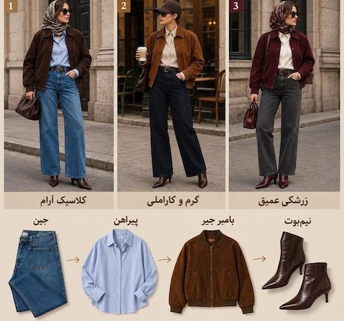 فرمولهای استایل پاییزی شیک