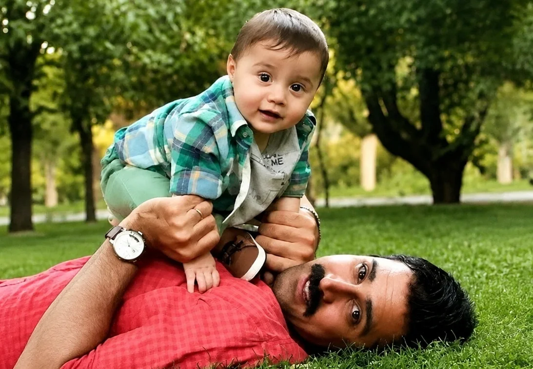 سیاوش گرجستانی و فرزندش