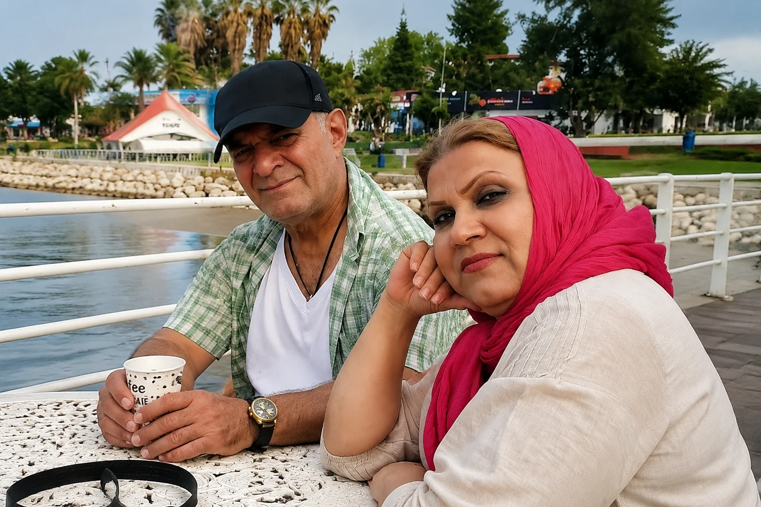 سیروس گرجستانی و همسر دومش