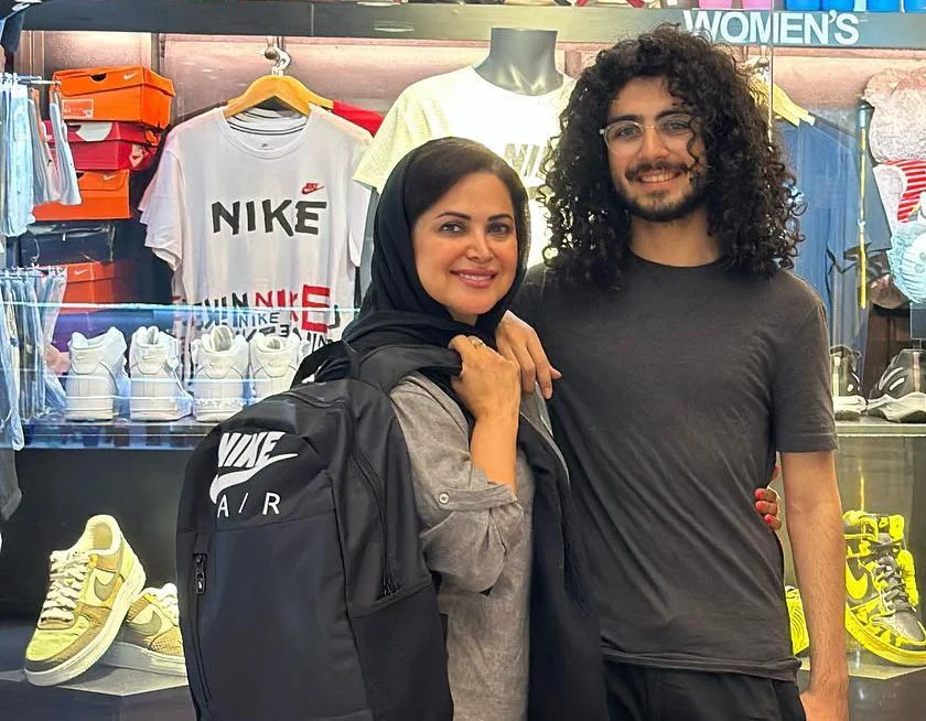 کمند امیرسلیمانی و پسرش