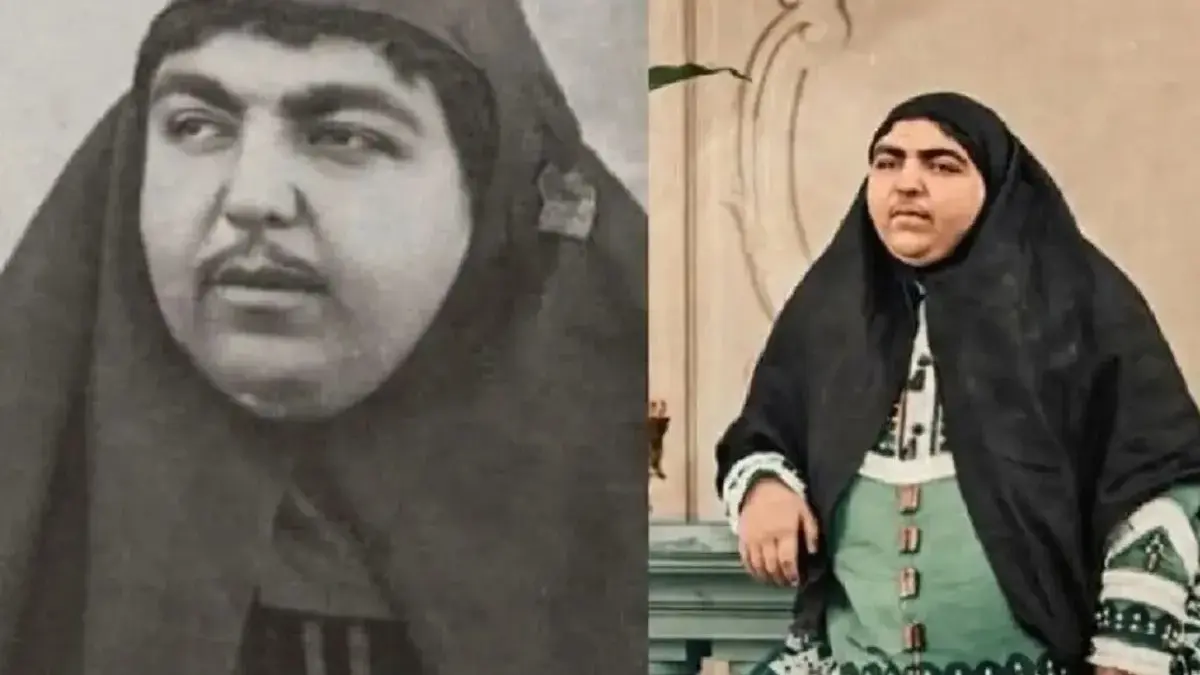 تصویری نادر از تاج‌السلطنه، دختر ناصرالدین شاه در کودکی که تاریخ را روایت می‌کند!