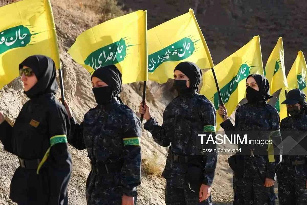 تصاویر؛ آموزشهای سخت زنان «جانفدا» در تونل و طبیعت | آموزشهای سخت زنان جانفدا