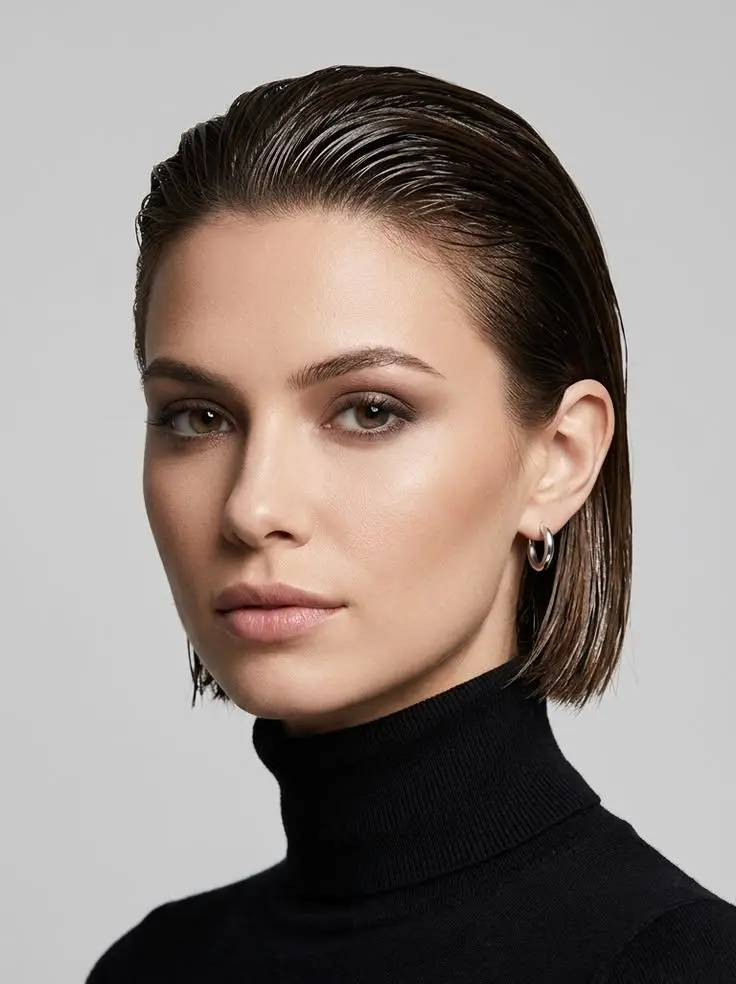 مدل موی خیس