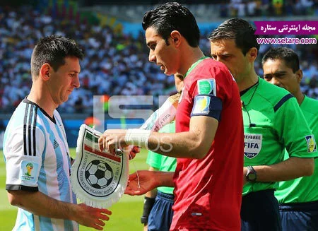 عکس جواد نکونام در جام جهانی عکس جواد نکونام در جام جهانی
