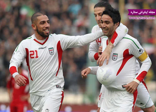 عکس جواد نکونام در تیم ملی عکس جواد نکونام در تیم ملی