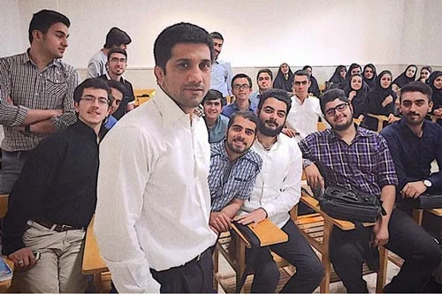 عکس علیرضا دبیر در دانشگاه عکس علیرضا دبیر در دانشگاه