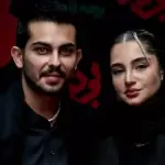 ارسلان قاسمی و لیدا اولیایی با لباس ورزشی در تئاتر