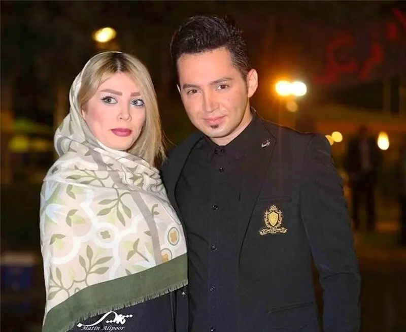 شهنام شهابی و همسرش