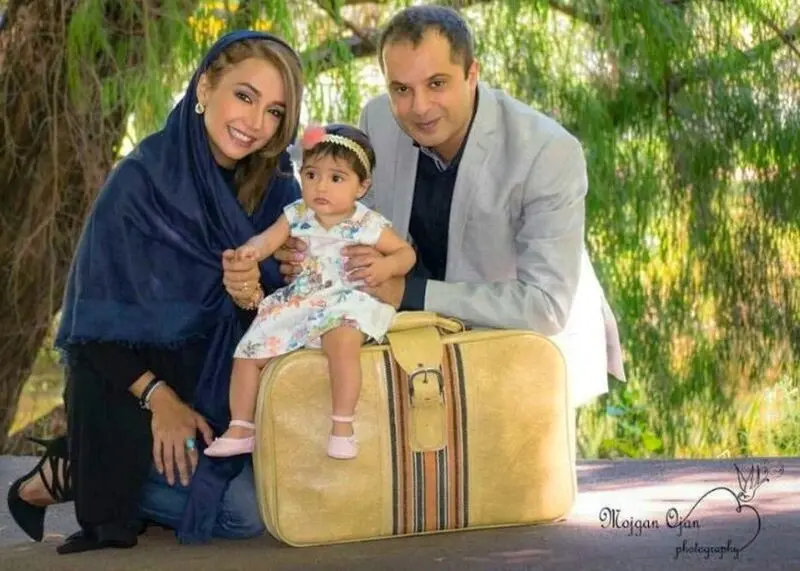 شبنم قلیخانی و همسرش