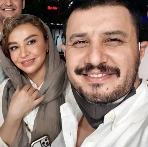 ازدواج جواد عزتی و همسرش
