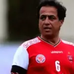 رامین راستاد پس از زخمی شدن در ورزشگاه پرسپولیس