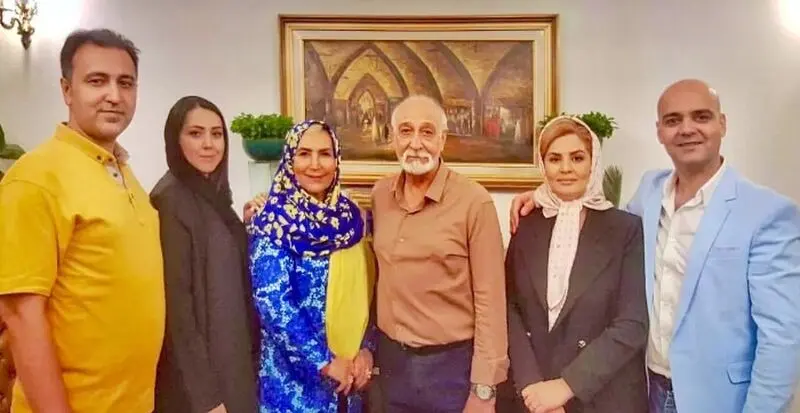 مهوش صبرکن و همسرش