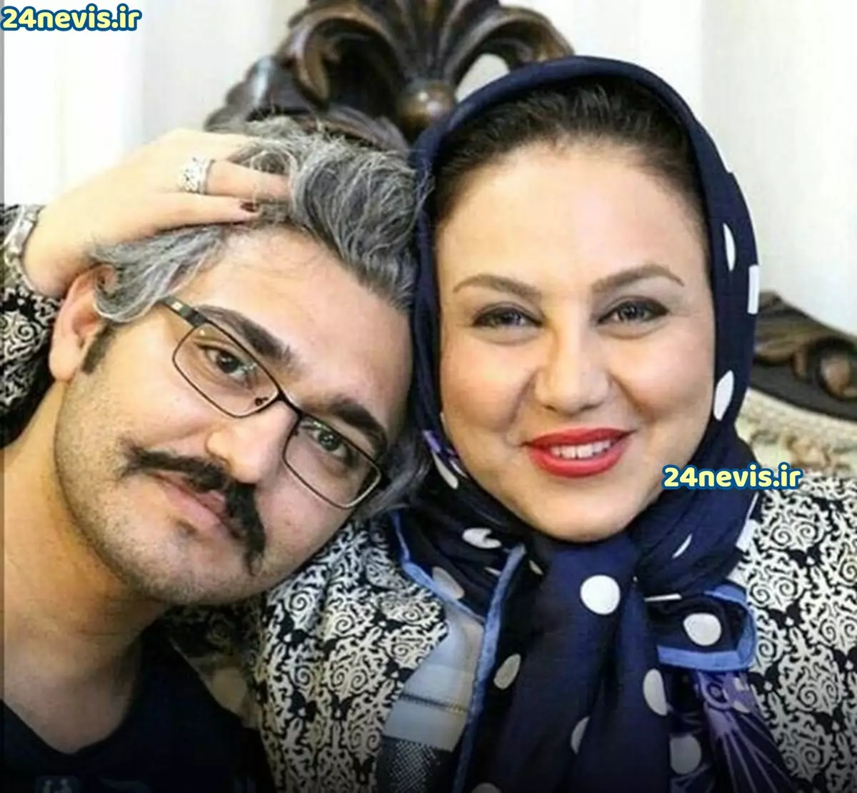 بهنوش بختیاری و برادرش بهزاد