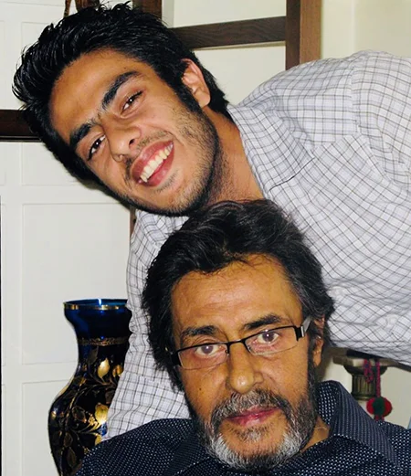 پوریا شکیبایی در کنار پدرش خسرو شکیبایی پوریا شکیبایی, زندگینامه پوریا شکیبایی, پوریا شکیبایی در کنار پدرش خسرو شکیبایی