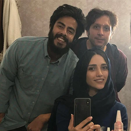 پوریا شکیبایی در کنار خاطره اسدی پوریا شکیبایی, زندگینامه پوریا شکیبایی, پوریا شکیبایی در کنار خاطره اسدی