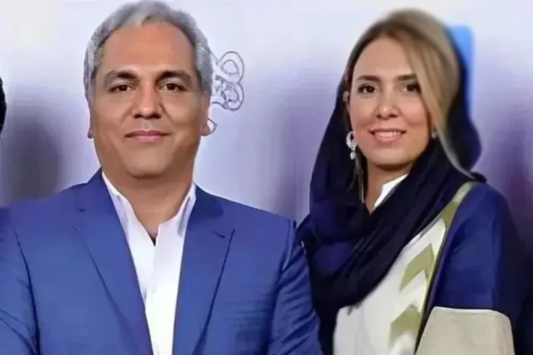 قاب عاشقانه از مهران مدیری و همسر دوم و جوانش که اینترنت را تکان داد! + عکس