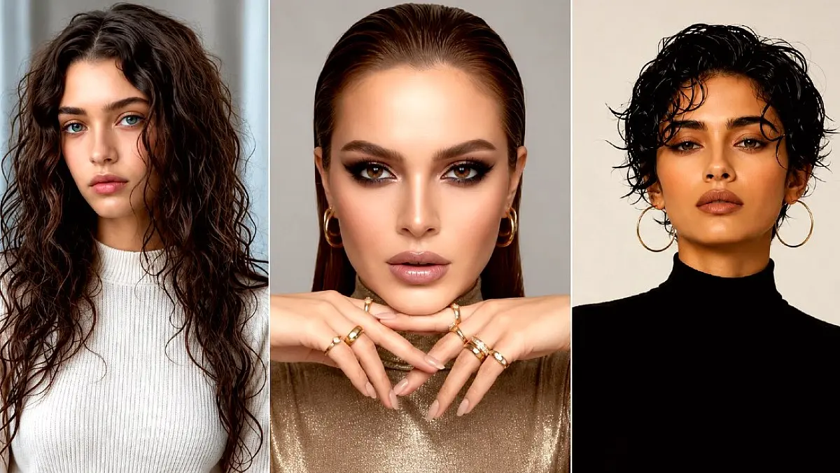 مدل موی خیس زنانه؛ ترند جذاب برای عروسی و مهمانی‌های دخترانه